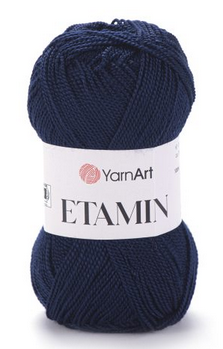 Пряжа Etamin-453 темно-синій, фото 1