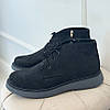 Черевики чорні чоловічі на шнурівці. Натуральна шкіра нубук, фото 2