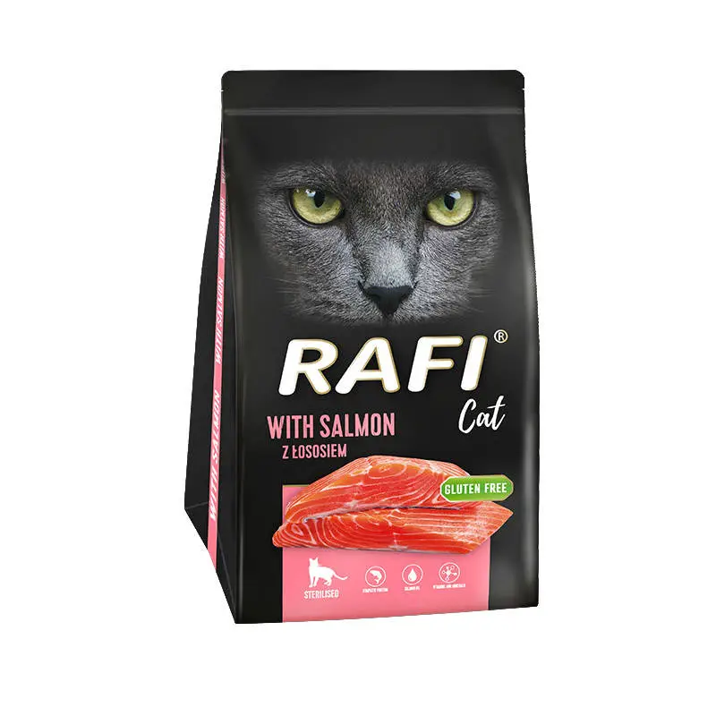 Сухий корм для стерилізованих котів RAFI Cat Sterilized з лососем, 1.5 кг