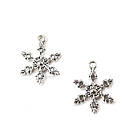 Підвіска "Сніжинка" 23*17мм Срібло PDS091, фото 2