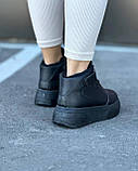 Кросівки жіночі чорні зимові 36 37 38 39 40, фото 2
