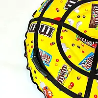 Тюбінг M&M's New Оксфорд/ПВХ 100 см Санки надувні для катання Ватрушка для снігу