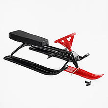 Дитячий снігокат металевий Skyper (розмір 125х50,6, до сидіння 38,5см, навантаження 70кг)