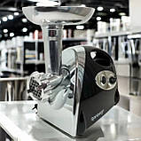 Електрична М'ясорубка Rainberg 3800W Електро-м'ясорубка шнекова із соковижималкою, фото 3