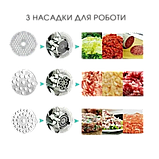 Електрична М'ясорубка Rainberg 3800W Електро-м'ясорубка шнекова із соковижималкою, фото 9