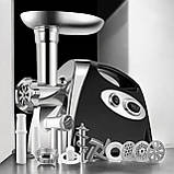 Електрична М'ясорубка Rainberg 3800W Електро-м'ясорубка шнекова із соковижималкою, фото 2