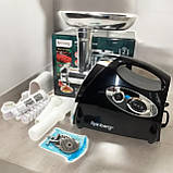 Електрична М'ясорубка Rainberg 3800W Електро-м'ясорубка шнекова із соковижималкою, фото 4