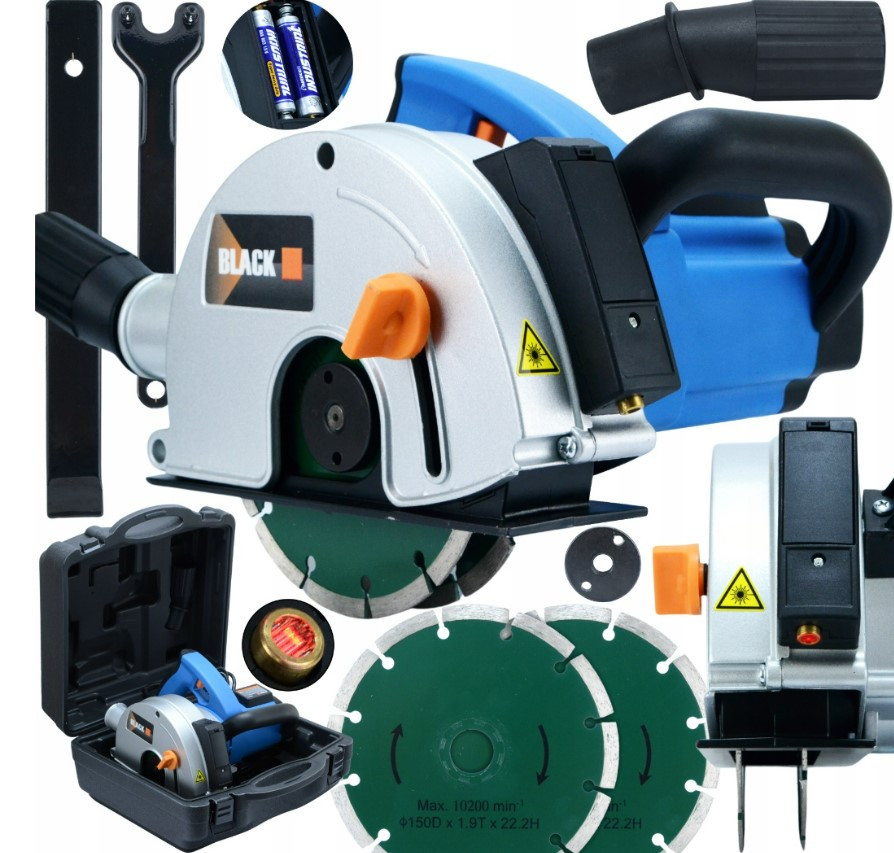 Штроборіз з лазером Black HJ1537 3000W, фото 1