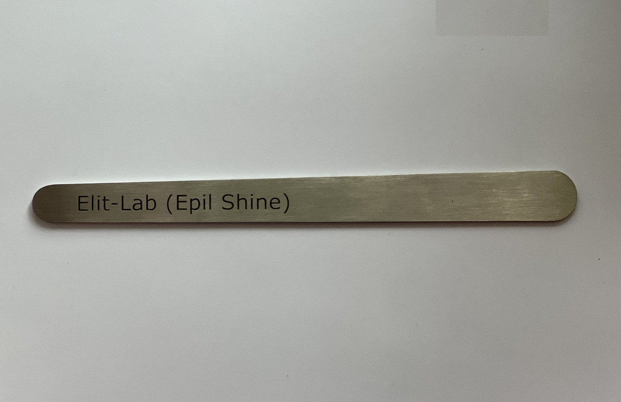 Шпатель металевий Elit lab Epil Shine PREMIUM для депіляції 18 см 1 шт.