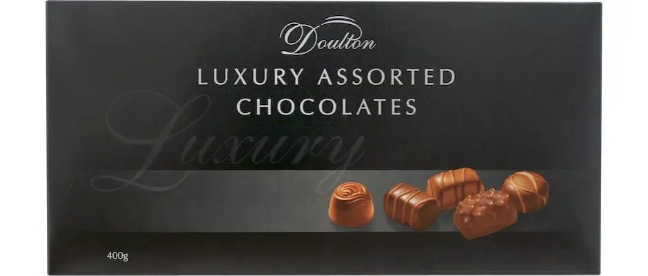 Цукерки Шоколадні Асорті Luxury Assorted Chocolates Doulton 400 г Німеччина
