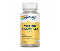 Вітаміни групи B, Vitamin B-Complex 100 Solaray, у капсулах 50 шт