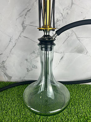 Кальян Trumpet Hookah Rider W-40 (ущільнювач) – Золото та чорний, фото 4
