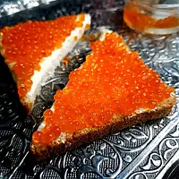 Ікра червона форелі 49th Star охолоджена (вагова) ціна за 200гр.