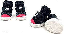Взуття для собак — набір для 4 лап — Pet DOG Teddy shoes розмір L Рожеві