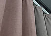 Уцінка! Комбіновані (2шт. 1,5х2,5м.) штори з мікровелюра. Колір сірий з пудровим. Код 014дк (1250-1093ш) 19-028, фото 8