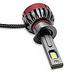 Led лампи h1 в лінзи KELVIN FSeries - 8000Lm - 6000K для головного світла - Рік гарантії, фото 3