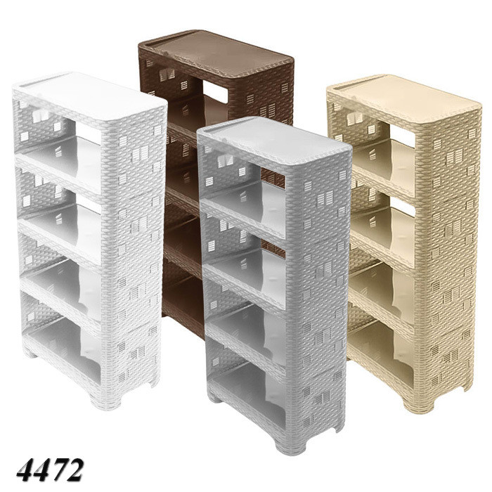 Етажерка Ротанг ПГ 5 секцій 51х29х110 см, фото 1