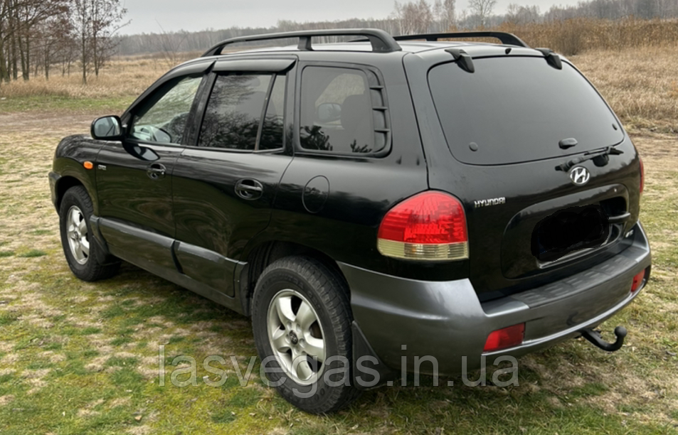 Дефлектори вікон (вітровики) Hyundai Santa Fe 2000-2006 (Autoclover A059)