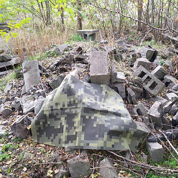 Флізелін Спанбонд Піксель  "Темна осінь " 0,8 * 250 м, 70 г/м2  Камуфляжна тканина для укриттів або маскування Код/Артикул