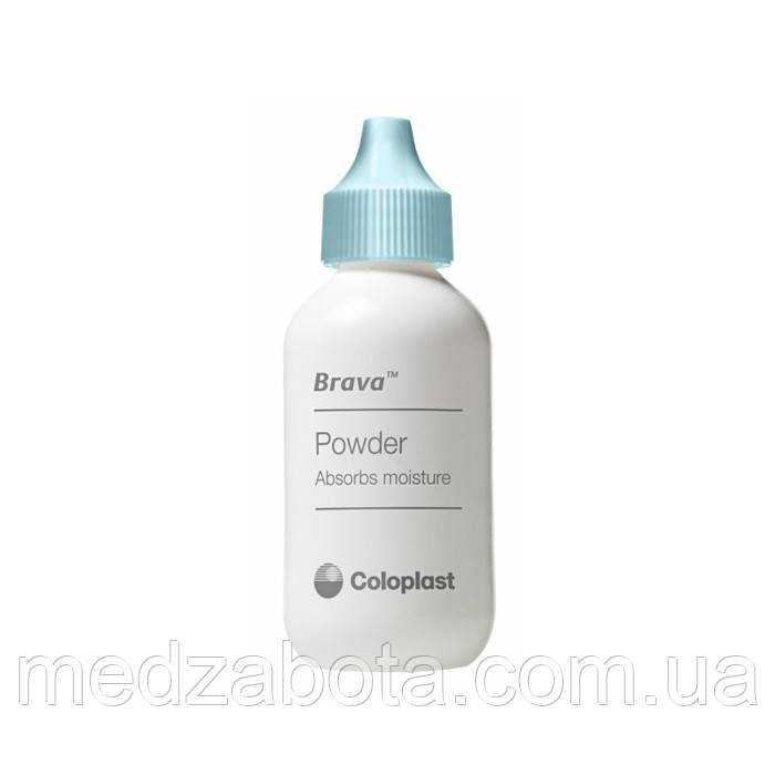 1907 Пудра абсорбуюча Coloplast Brava для калоприймача, флакон 25 г, фото 1