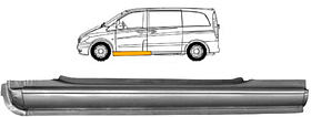 Порог дверей передніх лівих Mercedes Vito W639 03-14 Fps