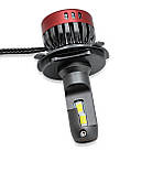 H4 Led лампи Kelvin 8000Lm / Світлодіодні лампи H4 Fseries 6000K 40Вт - Рік гарантії, фото 9