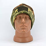 Тактична шапка-докерка комбінована з велкро панеллю в камуфляжі ММ-14, фото 3