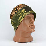 Тактична шапка-докерка комбінована з велкро панеллю в камуфляжі ММ-14, фото 5