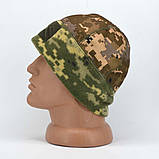 Тактична шапка-докерка комбінована з велкро панеллю в камуфляжі ММ-14, фото 6