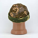 Тактична шапка-докерка комбінована з велкро панеллю в камуфляжі ММ-14, фото 9