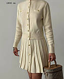 Костюм спідниця з кофтинкою в стилі “old money” 1003 со, фото 3