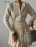 Костюм спідниця з кофтинкою в стилі “old money” 1003 со, фото 5