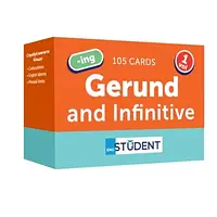 Навчальний набір English Student Картки для вивчення англійських слів Gerund and Infinitive vol.1 (укр.) (591225993) - оригінал