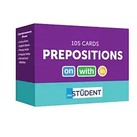 Навчальний набір English Student Картки для вивчення англійських слів Prepositions (укр.) (591225998) - оригінал