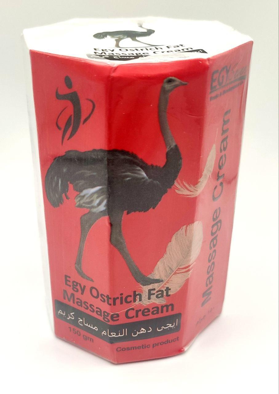 Крем мазь зі страусиним жиром Egy Ostrich Fat Massage Cream для масажу 150 гр