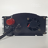 Перетворювач напруги інвертор UKC 1300W 12V-220V із захистом від короткого замикання та перевантаження UPS-1300A, фото 3