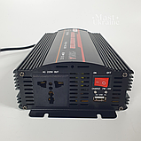 Перетворювач напруги інвертор UKC 1300W 12V-220V із захистом від короткого замикання та перевантаження UPS-1300A, фото 7