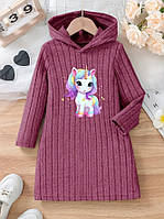 Дитяче плаття для дівчинки з капюшоном