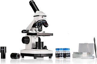 Навчальний мікроскоп з кейсом Bresser Biolux NV 20-1280x HD USB Camera (White)