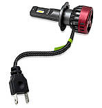 Автолампи Led h7 Kelvin Fseries автолампи 8000Lm 6000K 40W Гарантія, фото 7