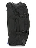 Сумка на колесах мала S чорна 55x34x25см/41л/2.5кг/Airtex 827-55, фото 3