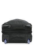 Сумка на колесах мала S чорна 55x34x25см/41л/2.5кг/Airtex 827-55, фото 10