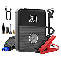Пусковий стартер з компресором Jump Starter Portable Q12 (автомобільний повербанк)
