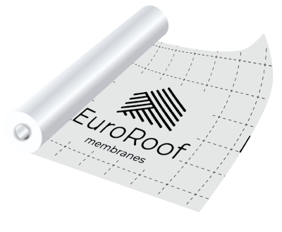 Мембрана покрывельна 100 г/м2 (1,6м x 44 м) "BASIC"\/EuroRoof (Іспанія)