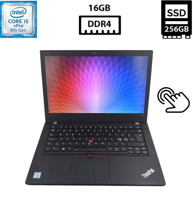Ноутбук Lenovo ThinkPad T480/14"IPS Touch 1920x1080/Core i5-8350U 1.70GHz/16GB DDR4/SSD 256GB/Intel UHD Graphics Б/В