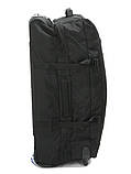 Сумка на колесах середня М чорна 68x36x32см/72л/2.7кг/Airtex 827-68, фото 4