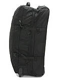 Сумка на колесах середня М чорна 68x36x32см/72л/2.7кг/Airtex 827-68, фото 6