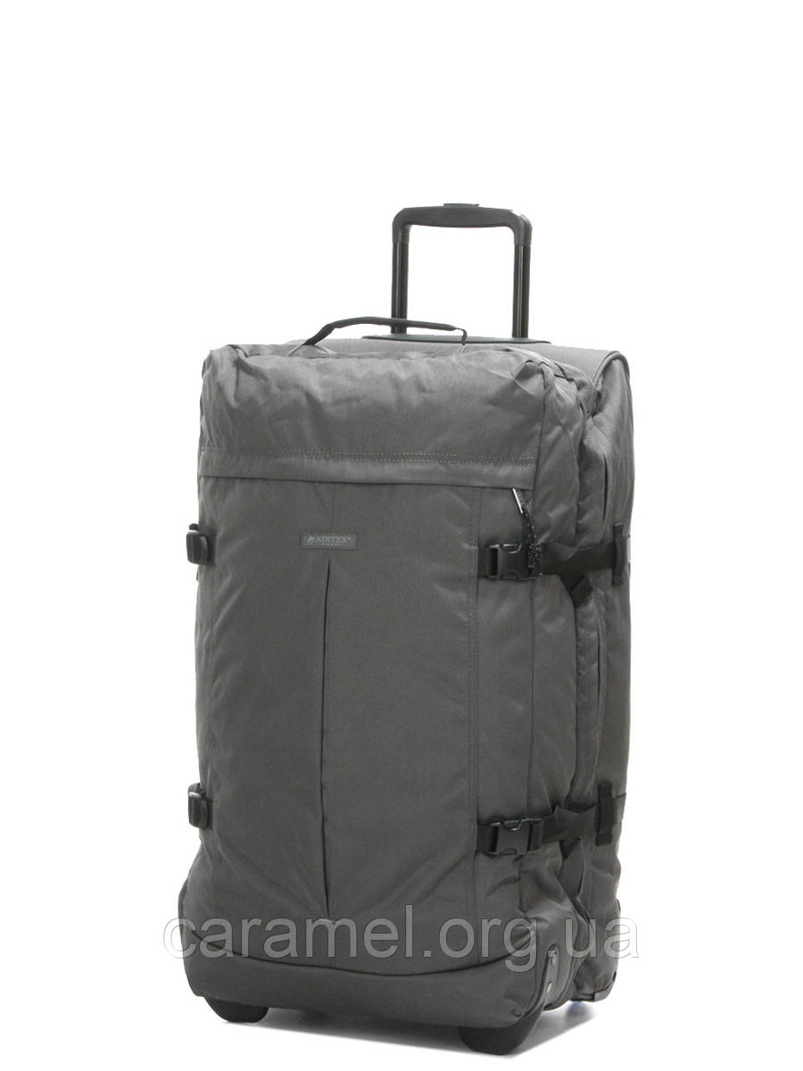 Сумка на колесах середня М сіра 68x36x32см/72л/2.7кг/Airtex 827-68