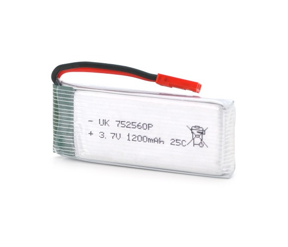 Літій-полімерний акумулятор Voltronic 752560P 25С  3,7v 1200mAh зі схемою захисту (29866)