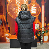 Жіноча тепла жилетка чорна батал Україна, фото 3